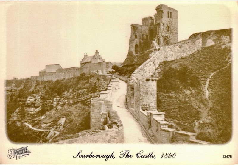 Scarborough Castle. Click for full size. Scarborough Castle image. Click for full size.