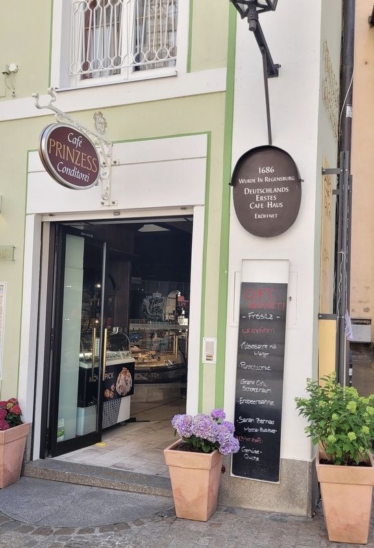 Germany’s first coffee house and Marker. Click for full size. Germany’s first coffee house and Marker image. Click for full size.