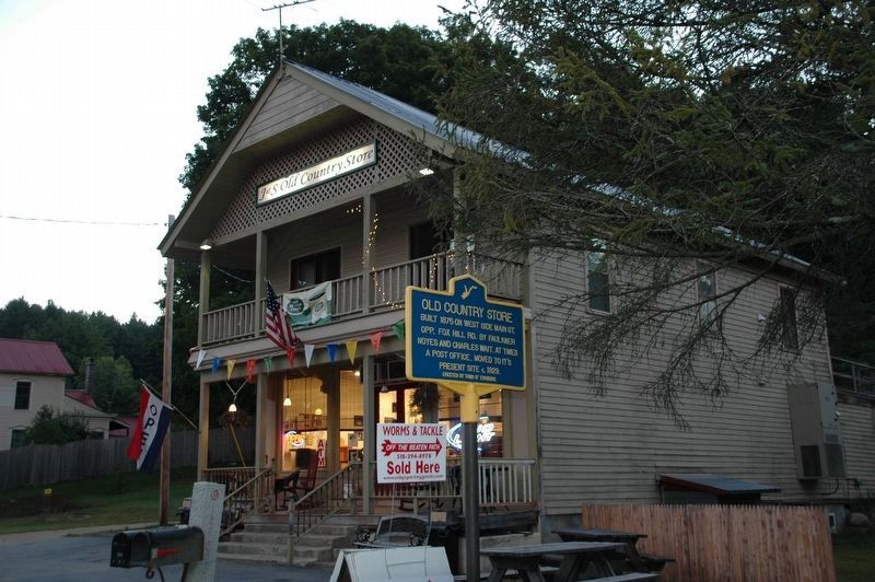 Old Country Store & Marker. Click for full size. Old Country Store & Marker image. Click for full size.