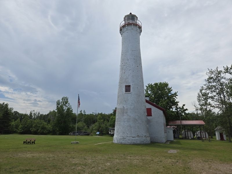 Sturgeon Point Lighthouse near Capstan / Ice Crusher Marker. Click for full size. Sturgeon Point Lighthouse near Capstan / Ice Crusher Marker image. Click for full size.