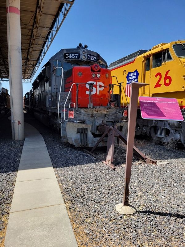 South Pacific Diesel Locomotive SD-45 #7457 Marker image. Click for full size.