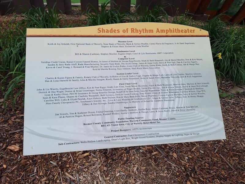 Shades Of Rhythm Story Marker. Click for full size. Shades Of Rhythm Story Marker image. Click for full size.