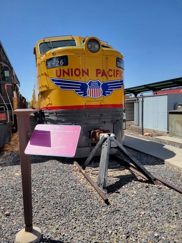 Union Pacific Super Turbine Locomotive #26 Marker image. Click for full size.