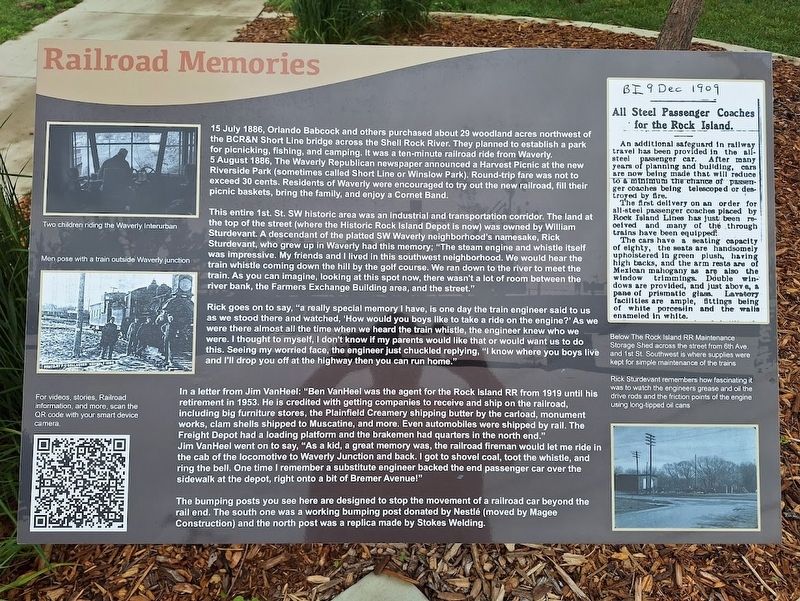 Railroad Memories Marker image. Click for full size.