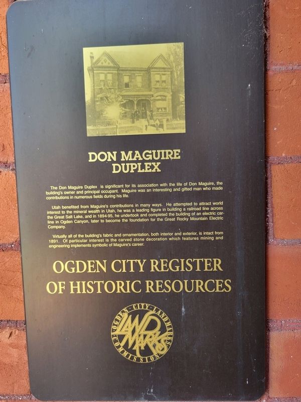 Don Maguire Duplex Marker. Click for full size. Don Maguire Duplex Marker image. Click for full size.