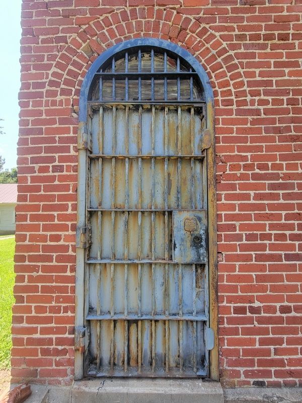 Old Caswell County Jail door. Click for full size. Old Caswell County Jail door image. Click for full size.