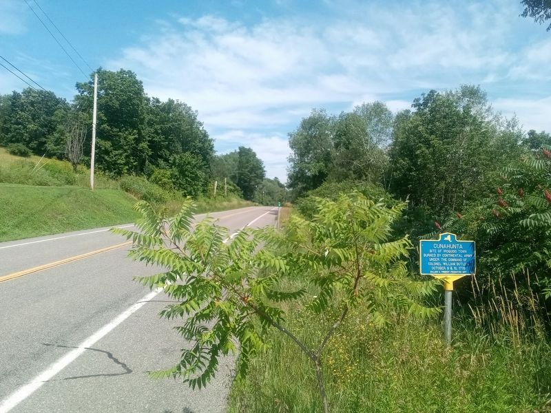 Cunahunta Marker image. Click for full size.