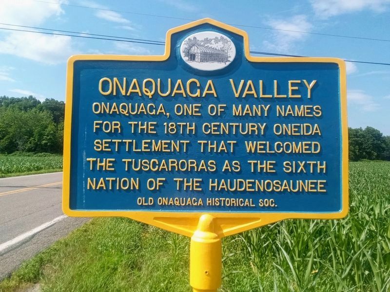 Onaquaga Valley Marker. Click for full size. Onaquaga Valley Marker image. Click for full size.