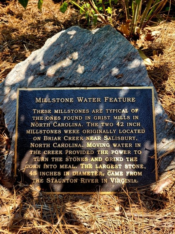 Millstone Water Feature Marker image. Click for full size.