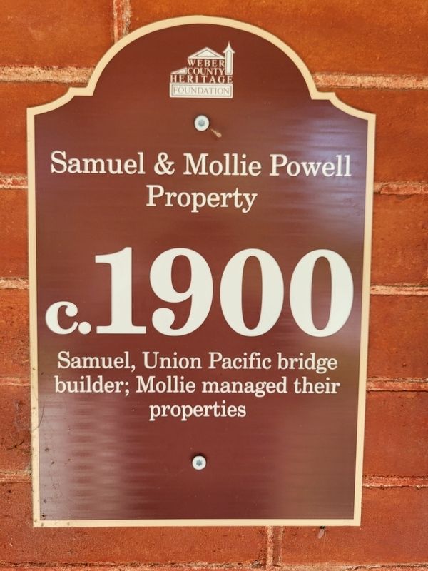 Samuel & Mollie Powell Property Marker image. Click for full size.