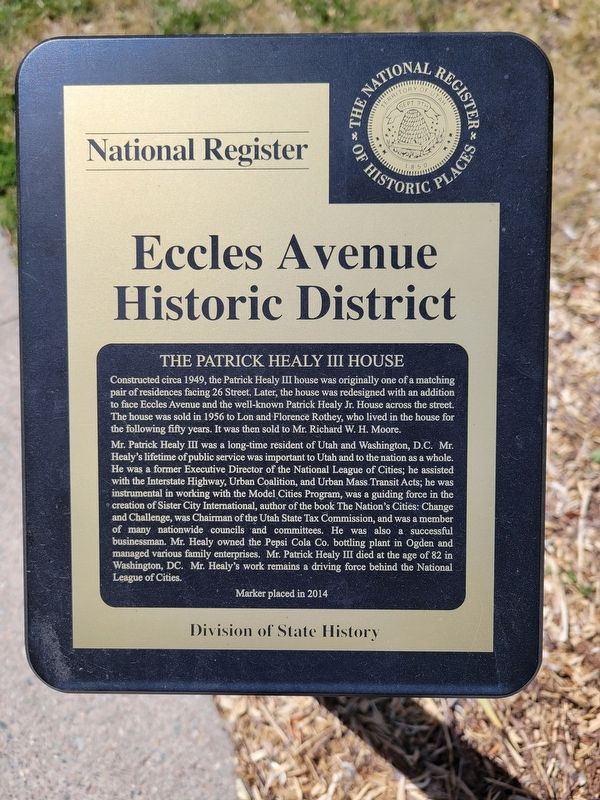 Patrick Healy III House Marker. Click for full size. Patrick Healy III House Marker image. Click for full size.