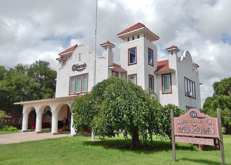 Quanah, Acme and Pacific Depot (<i>northeast elevation</i>). Click for full size. Quanah, Acme and Pacific Depot (<i>northeast elevation</i>) image. Click for full size.