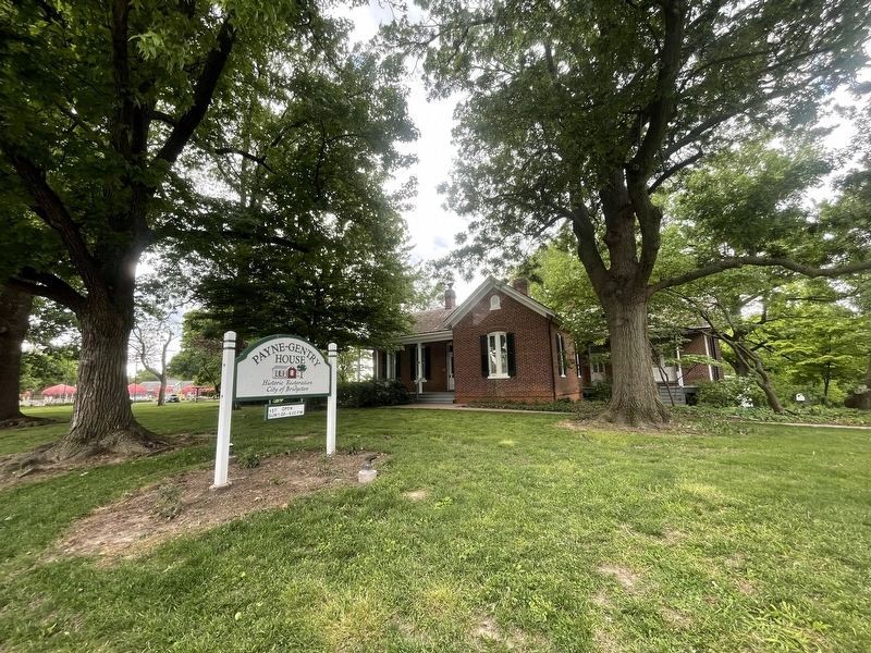 Mary Lee Payne Gentry House - marker is 100 yards north on other side of playground. image. Click for full size.