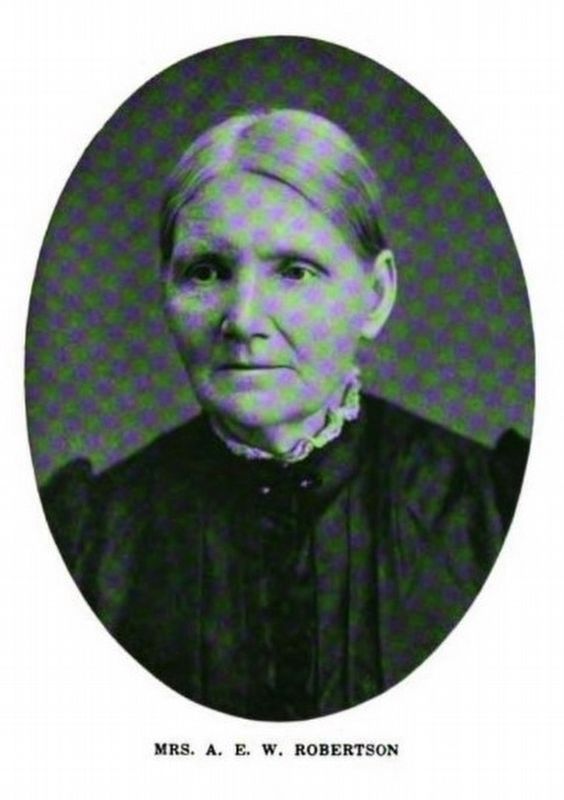 Ann Eliza Worcester Robertson (1826-1905). Click for full size. Ann Eliza Worcester Robertson (1826-1905) image. Click for full size.