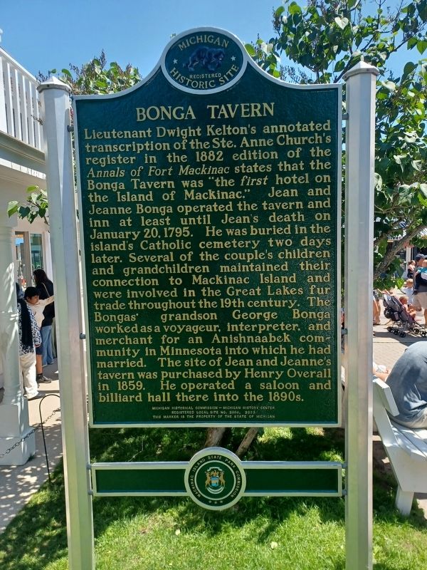 Bonga Tavern Marker, Side Two image. Click for full size.