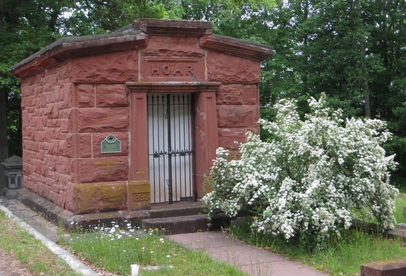 Hoar Family Mausoleum Marker image. Click for full size.