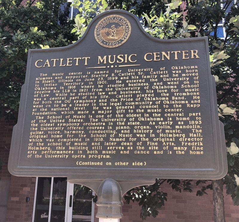Catlett Music Center Marker, Side One. Click for full size. Catlett Music Center Marker, Side One image. Click for full size.