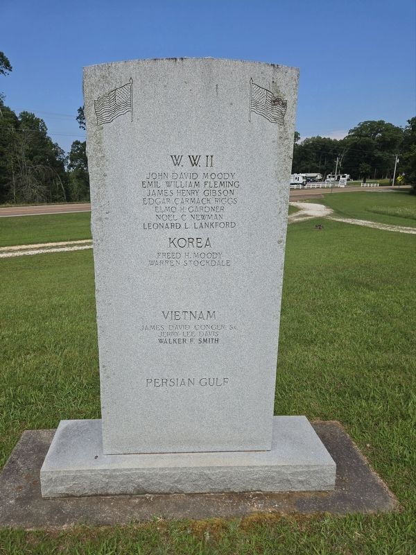 Memorial Honoring Those Who Served Marker image. Click for full size.