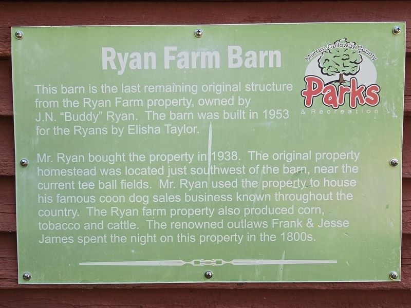 Ryan Farm Barn Marker image. Click for full size.