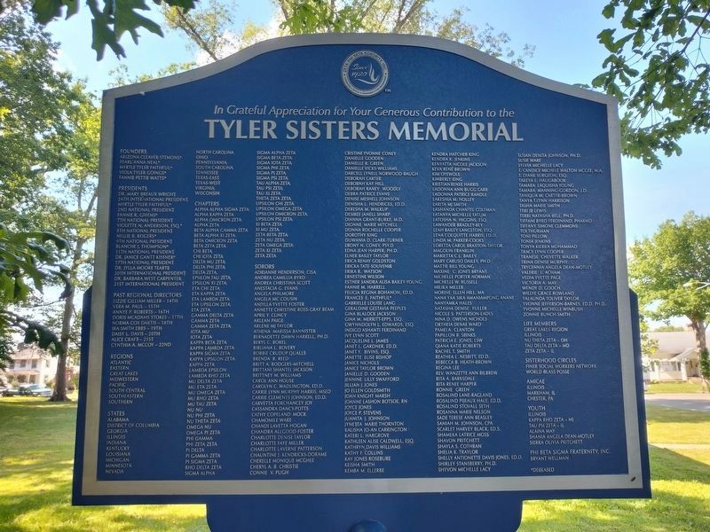 Zeta Phi Beta Sorority, Incorporated Marker. Click for full size. Zeta Phi Beta Sorority, Incorporated Marker image. Click for full size.