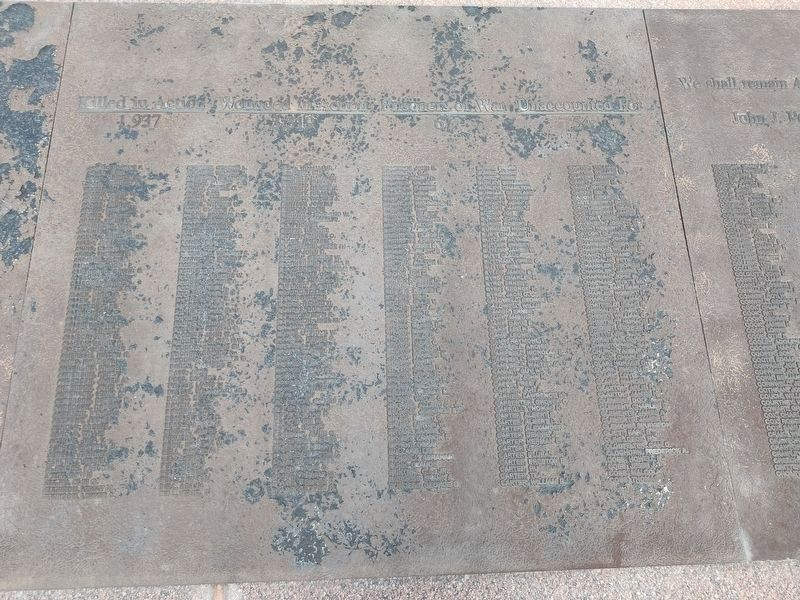 World War I Honor Roll Marker image. Click for full size.