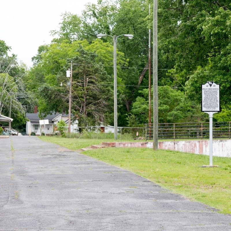 Finley High School Marker. Click for full size. Finley High School Marker image. Click for full size.