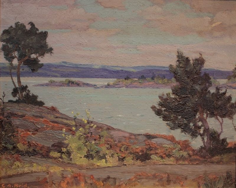 George Agnew Reid, Michipicoten Bay, 1927 (Algoma district Ontario) image. Click for full size.