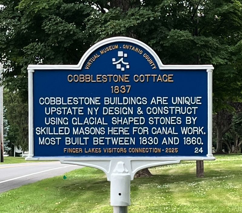 Cobblestone Cottage Marker. Click for full size. Cobblestone Cottage Marker image. Click for full size.