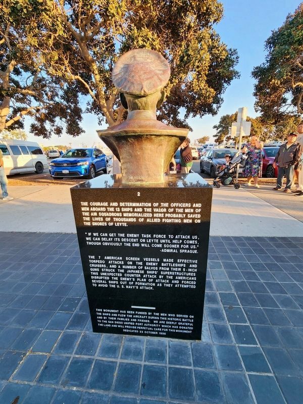 Clifton A. F. Sprague, Vice Admiral, USN Marker image. Click for full size.