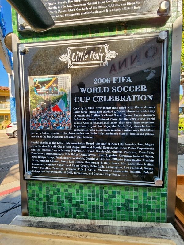 2006 FIFA World Soccer Cup Celebration Marker image. Click for full size.