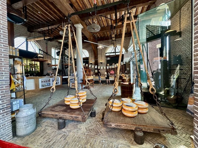 De Waag / The Weighing House - interior, as seen from marker image. Click for full size.