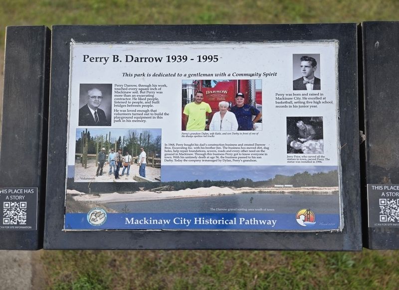 Perry B. Darrow Marker. Click for full size. Perry B. Darrow Marker image. Click for full size.