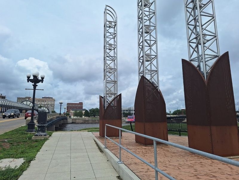 Waterloo River Lights Experience Marker. Click for full size. Waterloo River Lights Experience Marker image. Click for full size.