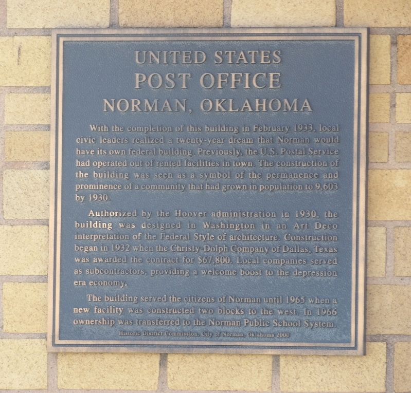 United States Post Office Marker. Click for full size. United States Post Office Marker image. Click for full size.