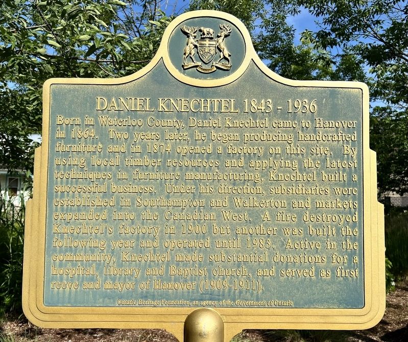 Daniel Knechtel 1843 - 1936 Marker image. Click for full size.
