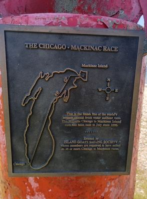 The Chicago-Mackinac Race Marker. Click for full size. The Chicago-Mackinac Race Marker image. Click for full size.