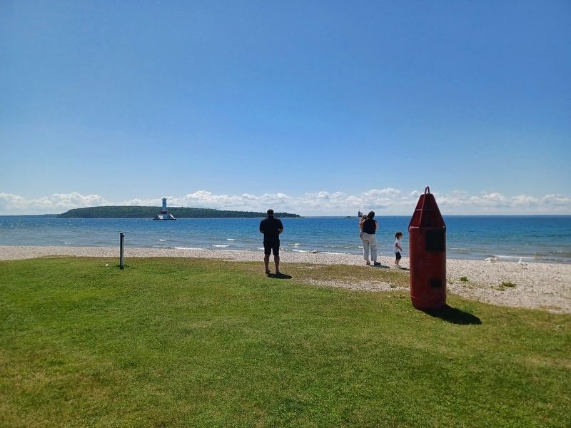 The Chicago-Mackinac Race Marker. Click for full size. The Chicago-Mackinac Race Marker image. Click for full size.