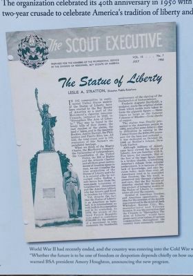 Lady Liberty on the Island Marker � left image image. Click for full size.