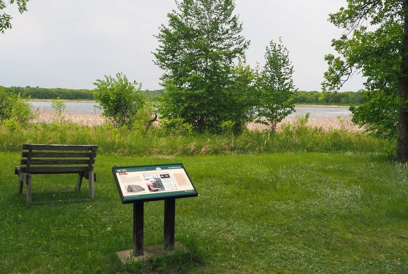 The Wilford Site Marker near the shore of Ogechie Lake. Click for full size. The Wilford Site Marker near the shore of Ogechie Lake image. Click for full size.