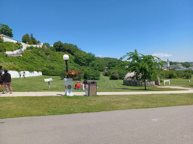 Fort Mackinac Marker. Click for full size. Fort Mackinac Marker image. Click for full size.