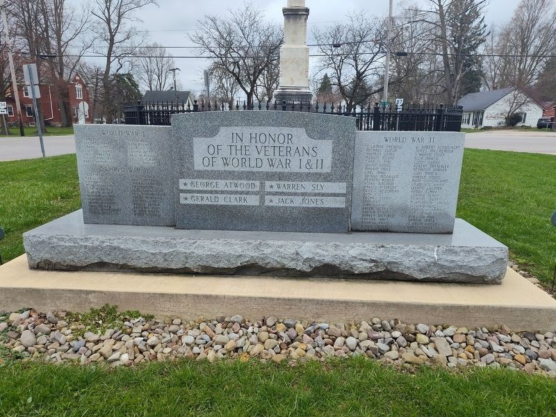 Mesopotamia World War I & II Veterans Memorial Marker. Click for full size. Mesopotamia World War I & II Veterans Memorial Marker image. Click for full size.