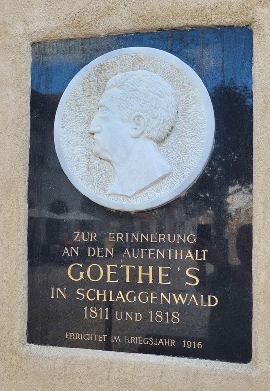 Goethe Marker image. Click for full size.