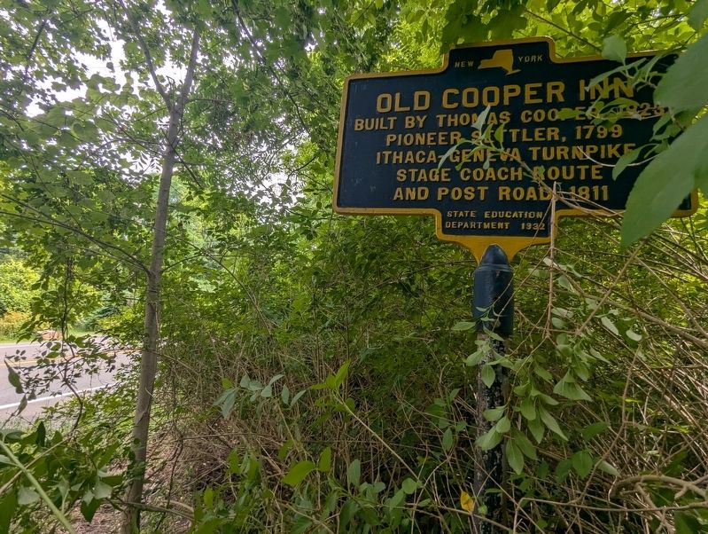 Old Cooper Inn Marker another view image. Click for full size.