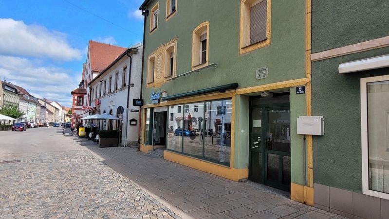 The view of the marker above the doorway. Click for full size. The view of the marker above the doorway image. Click for full size.