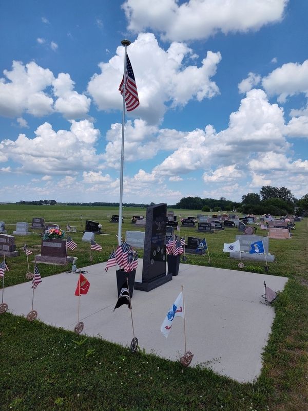 Grover Hill Area Veterans Memorial. Click for full size. Grover Hill Area Veterans Memorial image. Click for full size.