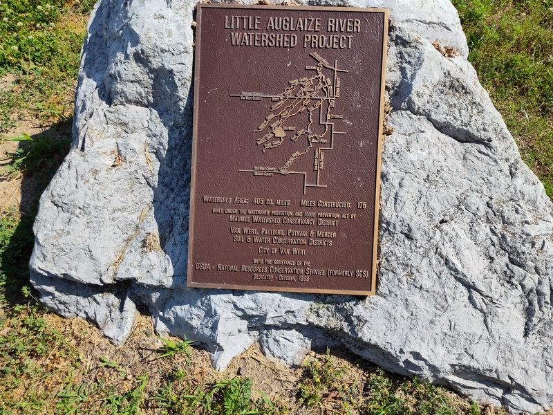 Little Auglaize River Watershed Project Marker. Click for full size. Little Auglaize River Watershed Project Marker image. Click for full size.