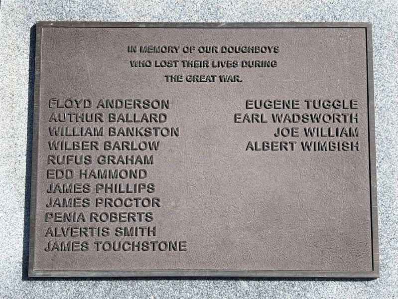 Spalding County World War Memorial. Click for full size. Spalding County World War Memorial image. Click for full size.