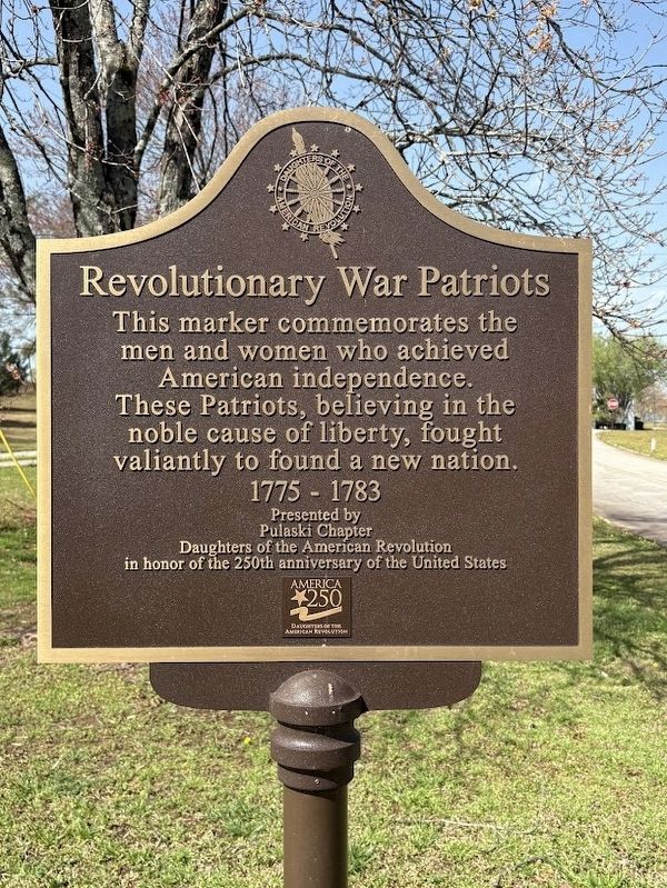 Revolutionary War Patriots Marker. Click for full size. Revolutionary War Patriots Marker image. Click for full size.
