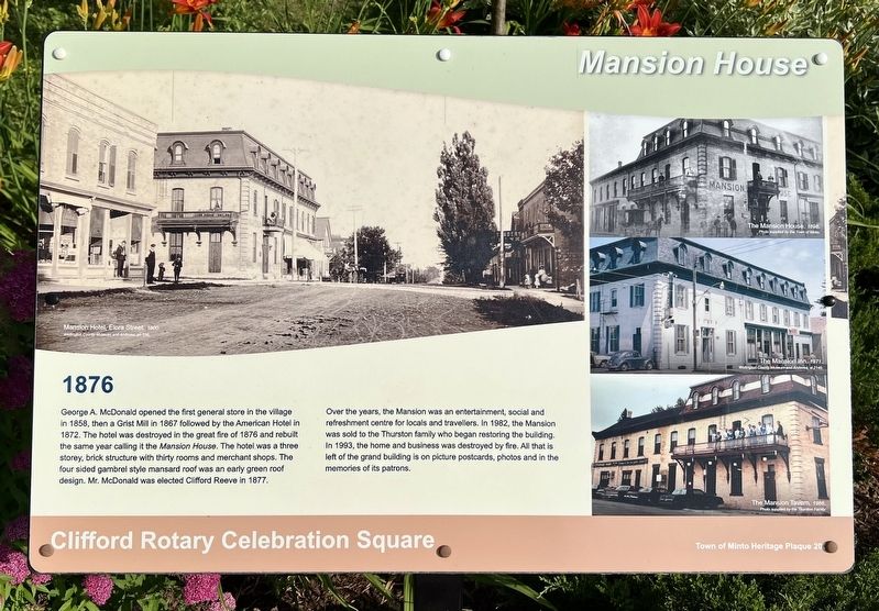 Mansion House Marker image. Click for full size.
