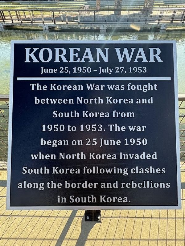 Korean War Marker image. Click for full size.